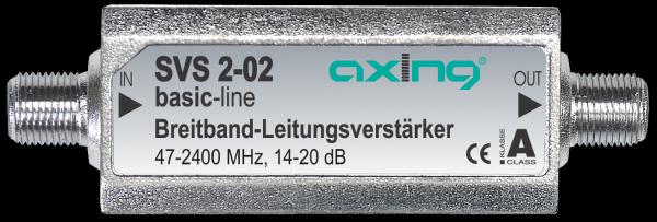 Image du produit Axing SVS 2-02 Amplificateur de ligne satellite égalisé (Télécommande originale)