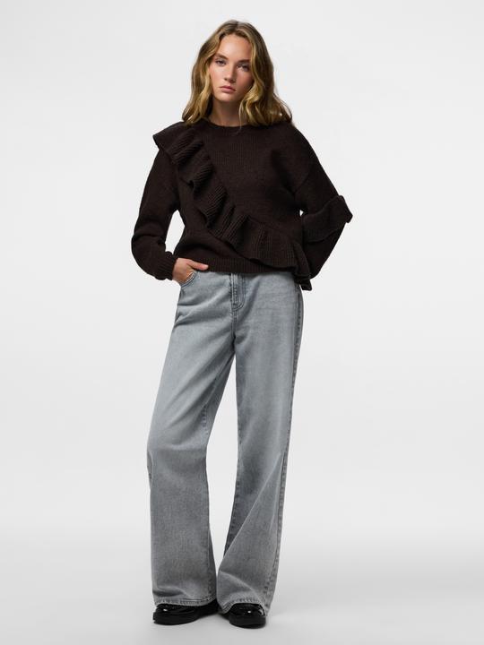 Produktbild Pieces PCNOR RÜSCHEN Strickpullover (L)