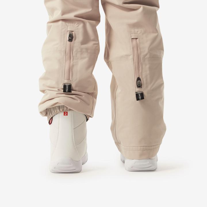 Produktbild Wedze Snowboardhose Latzhose Kinder Piste - 500 weiss (164)