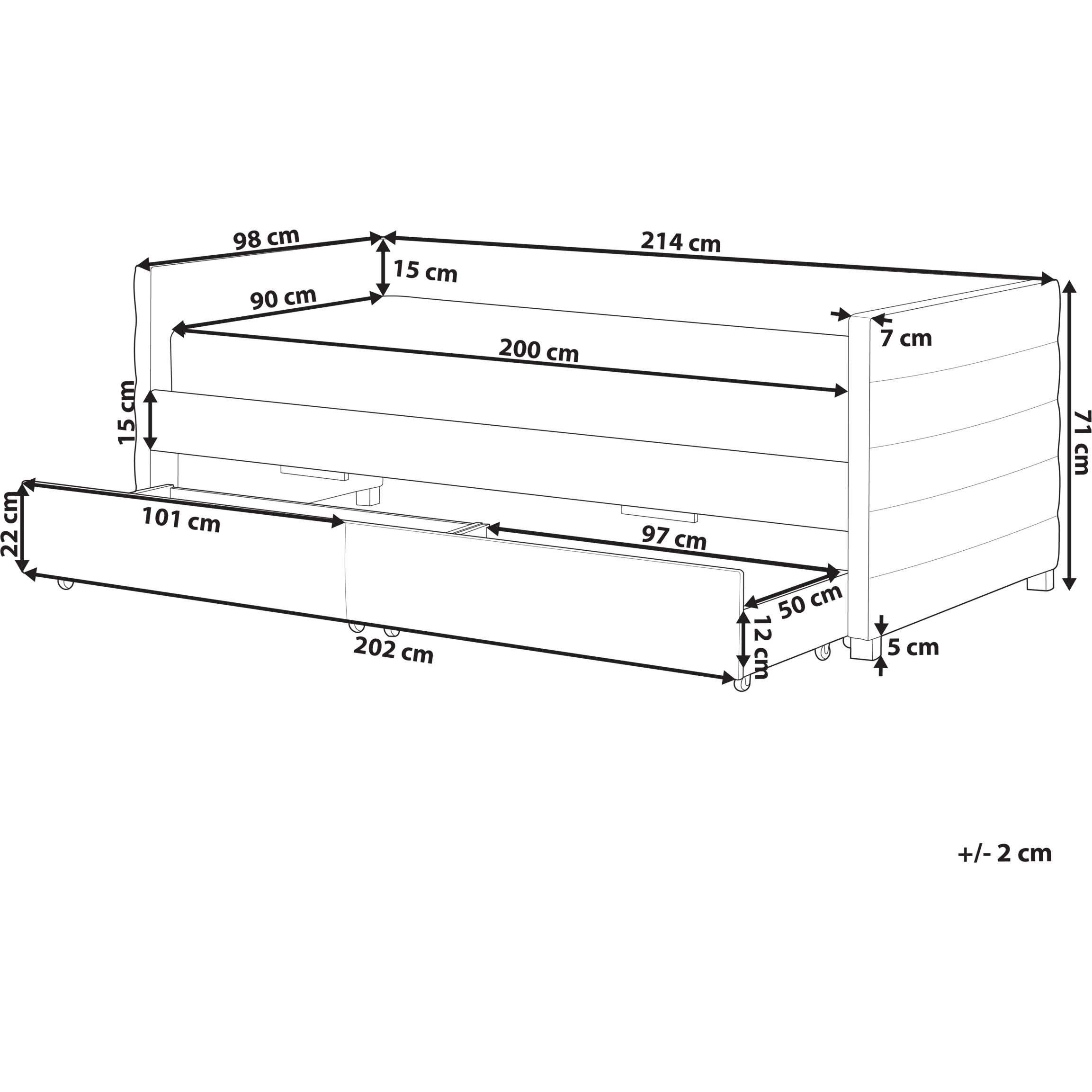 Thumbnail - Beliani, Kinderbett, Marray (90 x 200 cm)