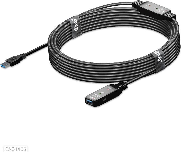 Actual product image Club 3D USB A – USB A (10 m, USB 3.2)