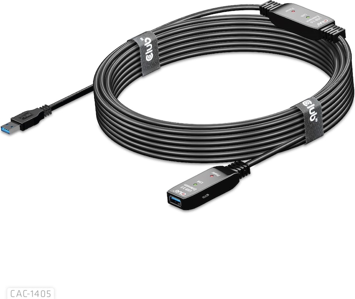 Actual product image Club 3D USB A – USB A (10 m, USB 3.2)