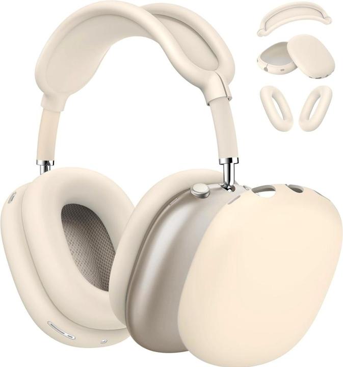 Screenguard Etui en silicone liquide 3-en-1 Set Sandy (Sac pour écouteurs)