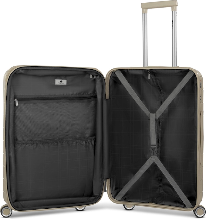 Produktbild Franky London 4 Rollen Trolley M 42 cm mit Dehnfalte (59 l, M (50 - 90l))