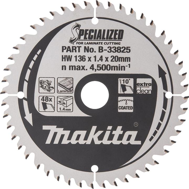 Image du produit Makita Baie de scie SPECIALIZED 136x20x48Z (B-33825)