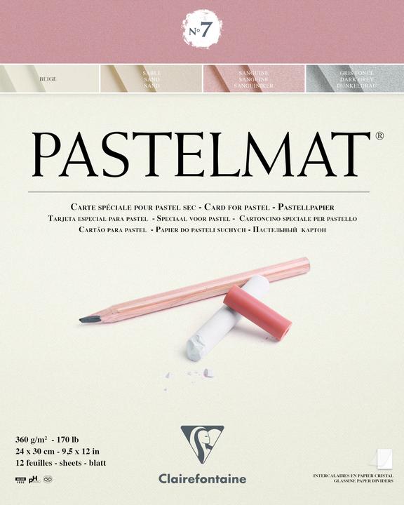 Produktbild Clairefontaine Trockene Techniken (360 g/m², 120 x)