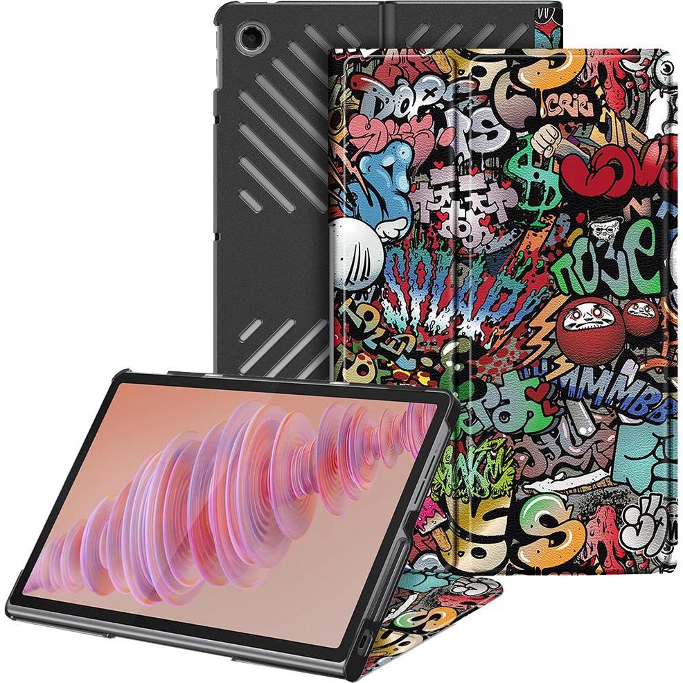 Techsuit - FoldPro - Lenovo Tab Plus - Urban Vibe (Lenovo Tab Plus), Cover tablet, Multicolore
