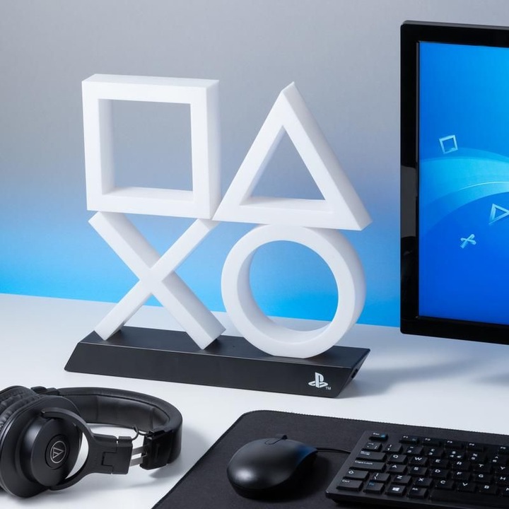 Produktbild Paladone Products PlayStation Icons XL Lampe (Blau) (PS5)
