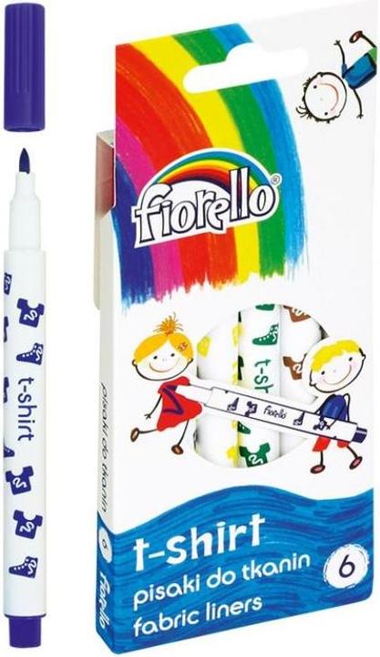 Image du produit GrandHall T-SHIRT-Marker für Stoffe, 6 Farben FIORELLO