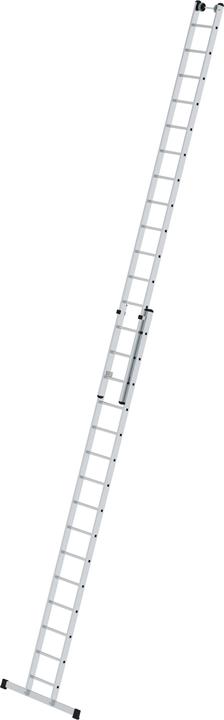Productafbeelding Günzburger Aluminium Uitschuifladder met Standaard Traverse met 2 x 15 sporten (Plankladder)