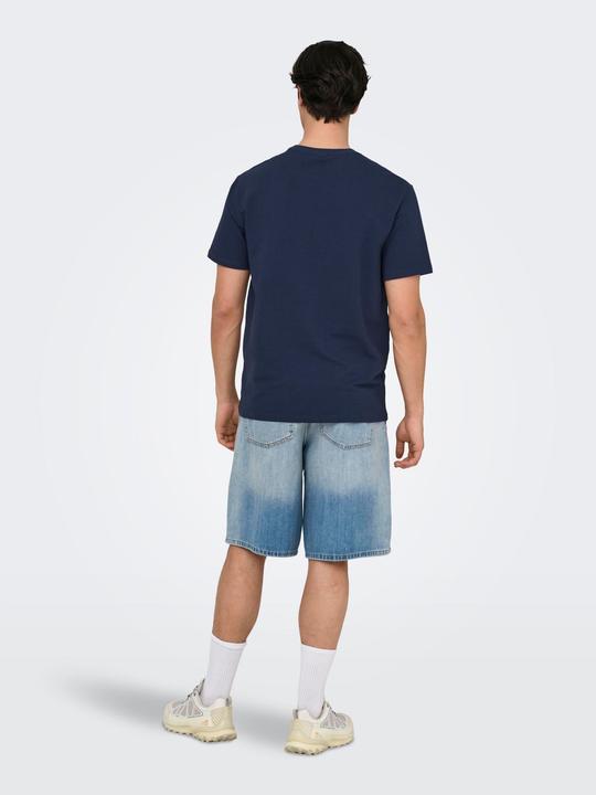 Actual product image Only & Sons Onskian Life Reg Seersucker Ss Tee (S)