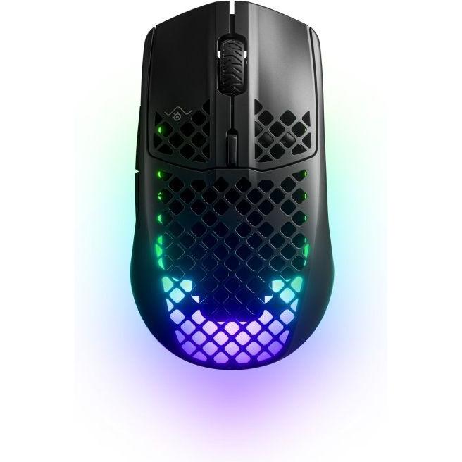 SteelSeries Aerox 9 (Kabellos), Maus, Schwarz