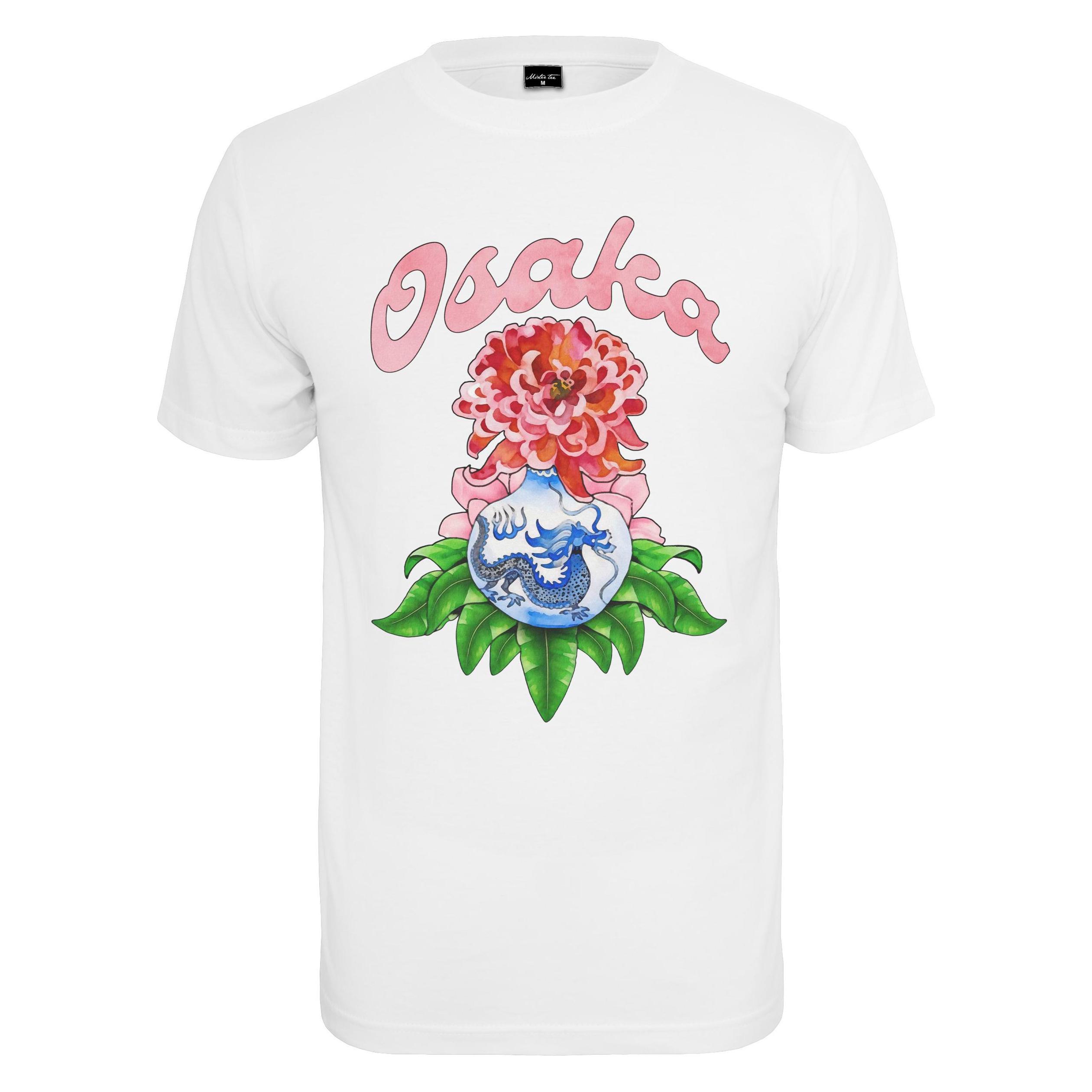 Mister Tee, Herren, Shirts, Osaka Tee - 89237, Weiss, (4XL)