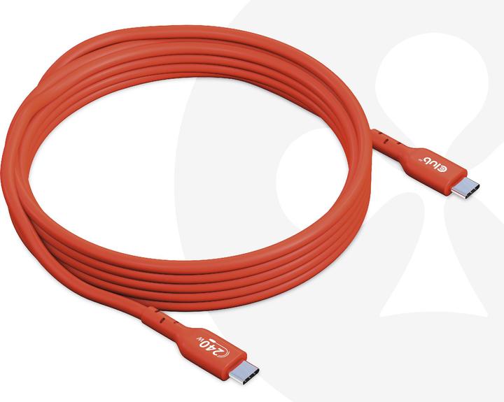 Produktbild Club 3D USB C — USB C (3 m, USB 2.0, 240 W)