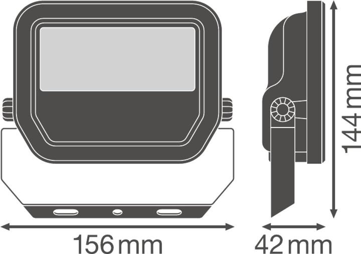 Produktbild Ledvance LED Flutlichtstrahler FL PFM 20 W 6500 K SYM 100 WT Kalt (2400 lm, IP65)