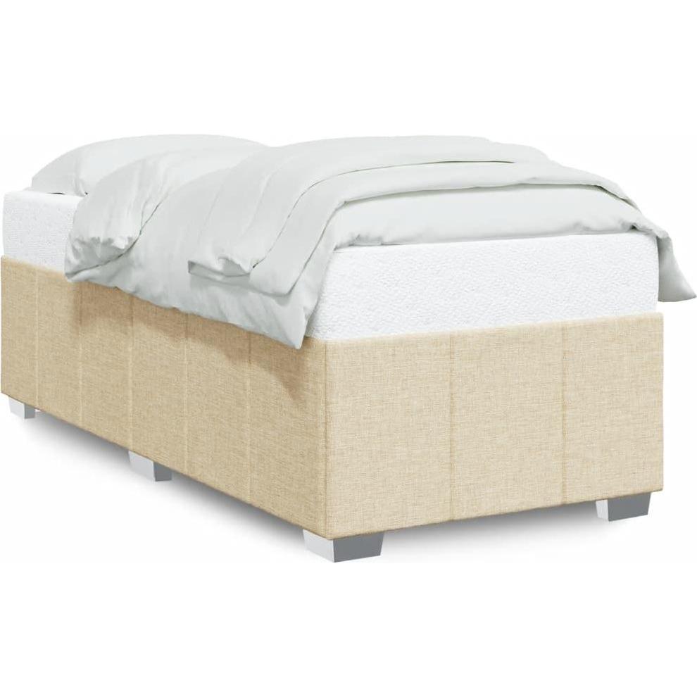 VidaXL, Bett, Bettgestell Stoff (90 x 190 cm)