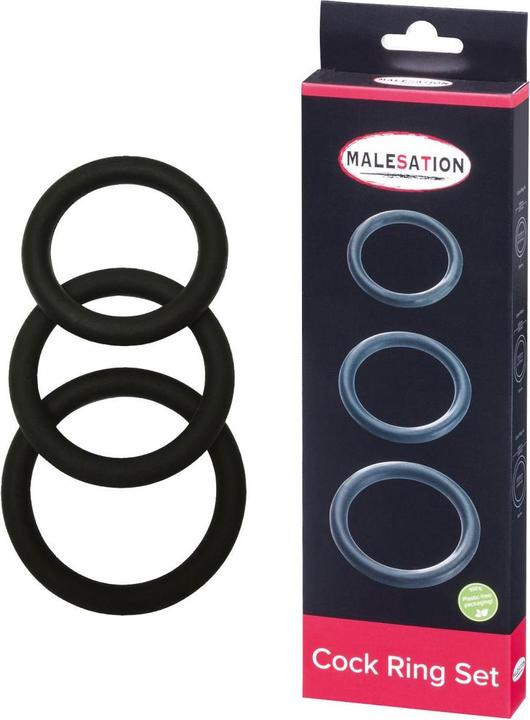 Actual product image Malesation Cock Ring Set (4 cm)