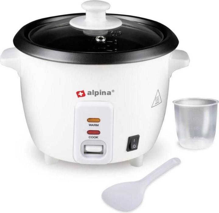 Actual product image alpina Rice cooker with plastic spoon