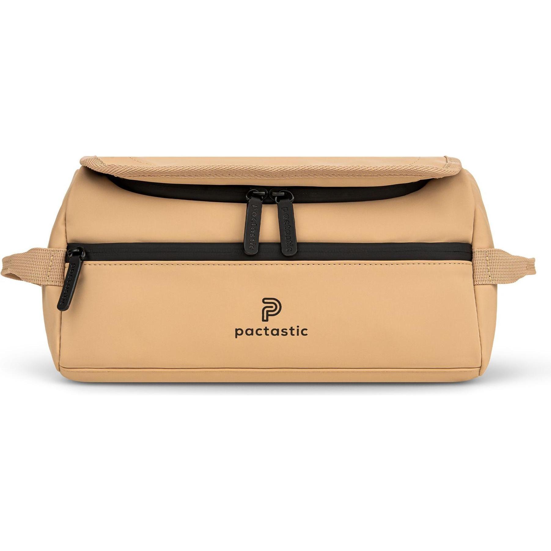 Pactastic, Necessaire, Urban Collection Kulturbeutel 30 cm, Beige, (5 l)