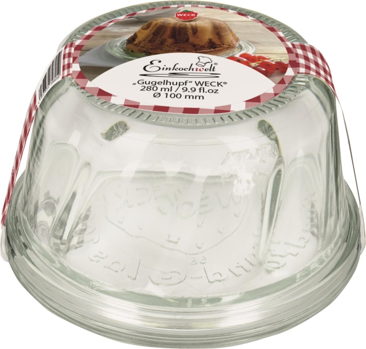 Actual product image Weck Round rim jar Gugelhupf 'Preserving world (1 pcs., 0.28 l)