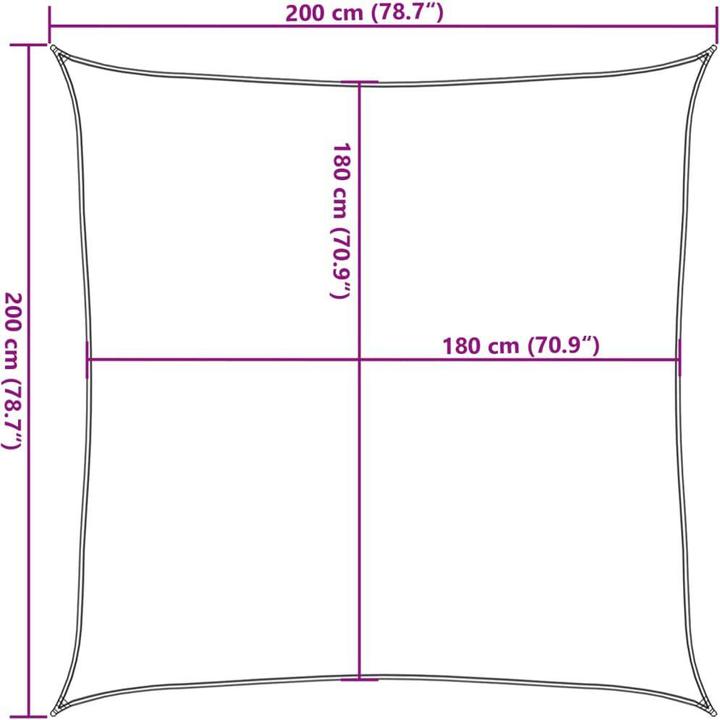 Produktbild vidaXL Nikodemus (200 x 200 cm)