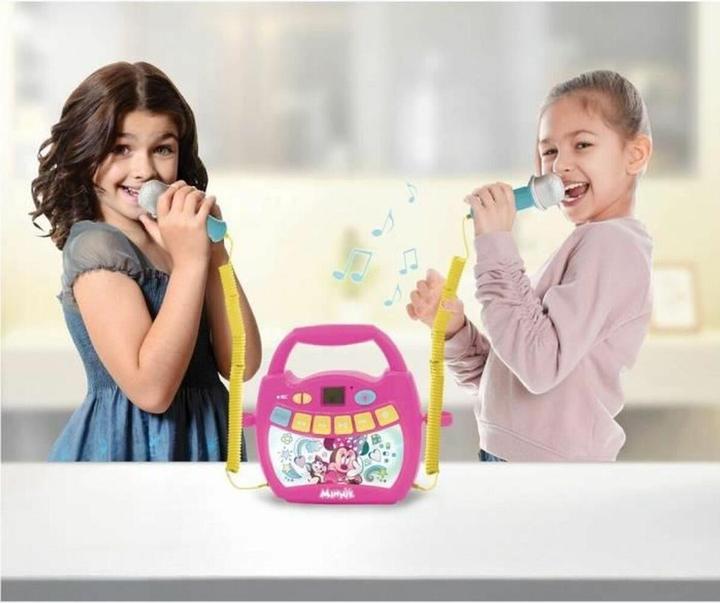 Image du produit Lexibook Minnie Mouse Haut-parleur Bluetooth avec effets lumineux et microphones, batterie rechargeable
