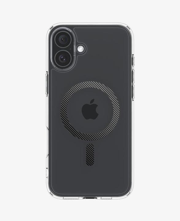 Actual product image Spigen Ultra Hybrid Mag Magsafe case for iPhone 16 6,1" carbon fiber (Apple iPhone 16)