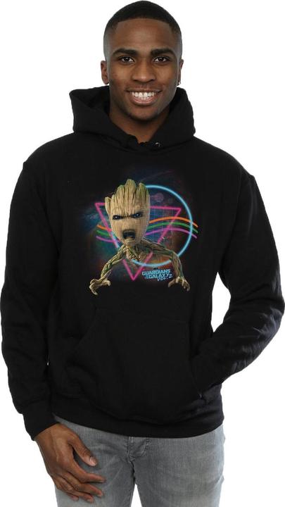 Immagine prodotto Guardians Of The Galaxy Neon Groot Felpa con Cappuccio Uomo (XL)