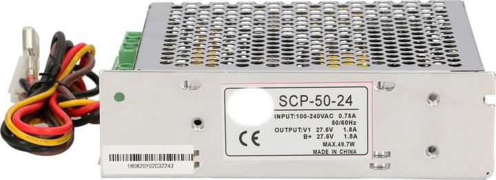 Produktbild Extralink SCP-50-24 power supply with battery charger 27.6V 50W 24V (50 W)