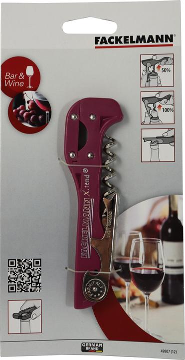 Image du produit Fackelmann 49807 Tire-bouchon Couteau à sommelier Multicolore (Couteau de sommelier)