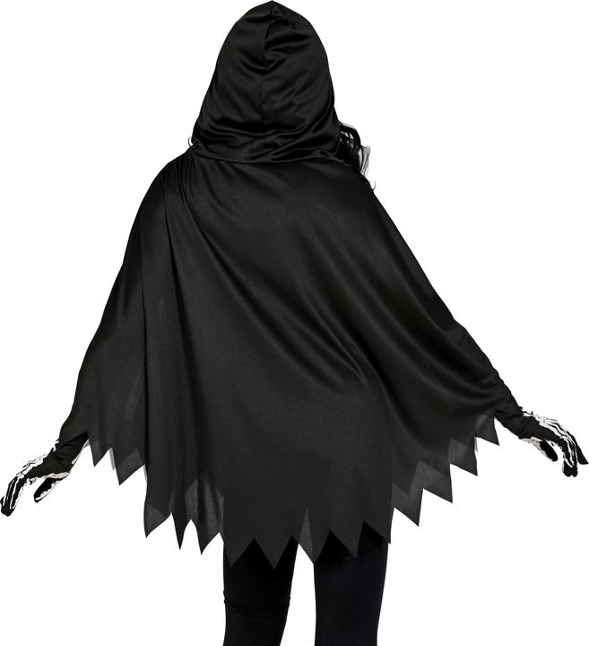 Produktbild Widmann Skelett Poncho Mit Kapuze