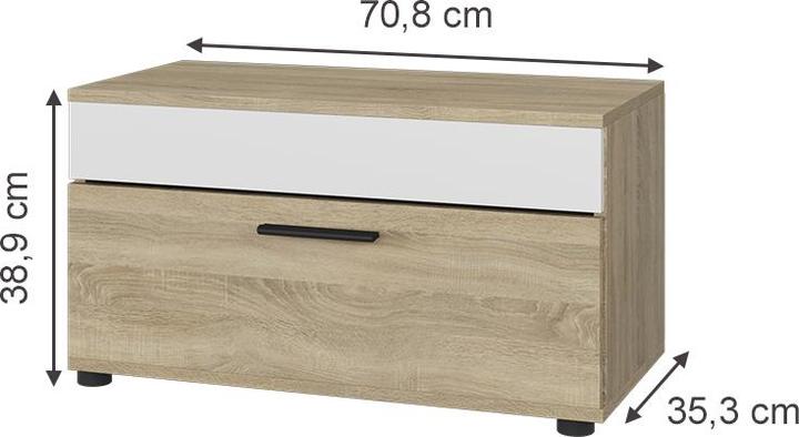 Produktbild Vicco Berno (70.80 x 35.30 x 38.90 cm)