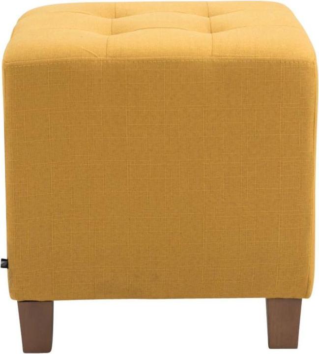 Actual product image Swisshandel24 Set of 2 stools Pharaoh, antique-light, yellow
