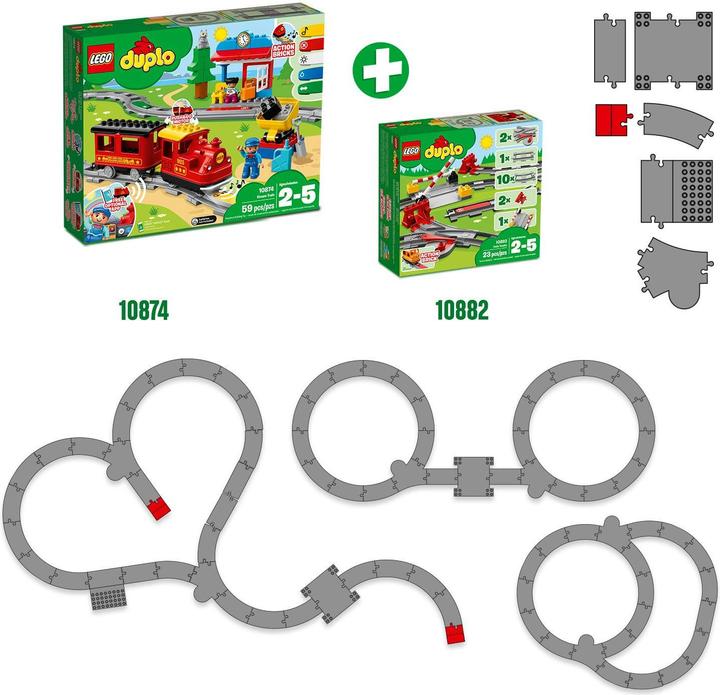 Actual product image LEGO Railway rails (10882)