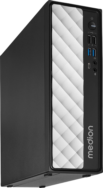 Actual product image Medion AKOYA T80 Intel® Core™ i5 i5-12450H DDR4-SDRAM SSD Windows 11 Home Mini PC Black (Intel Core i5-12450H, 16 GB, 512 GB)