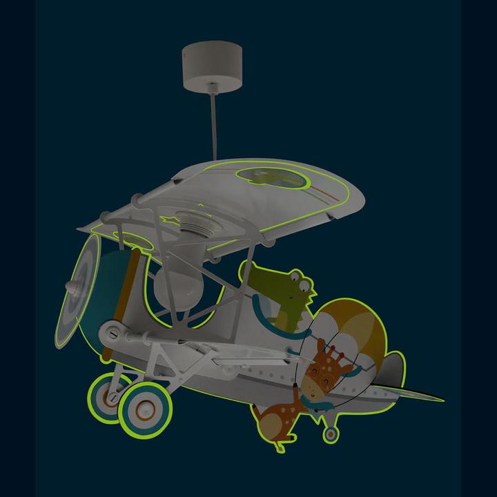 Actual product image Dalber Hanging lamp Crocodile plane (E27)