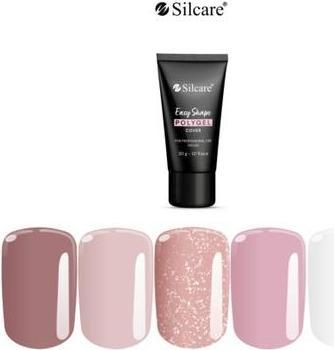 Silcare Gel acrilico per unghie Easy Shape Polygel Rosa Chiaro 30G (Unghie artificiali, Rosa Chiaro)