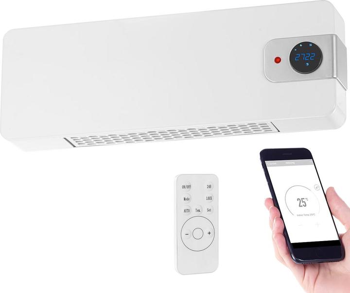 Immagine prodotto Sichler Termoventilatore da parete in ceramica WLAN con display LED (2000 W)