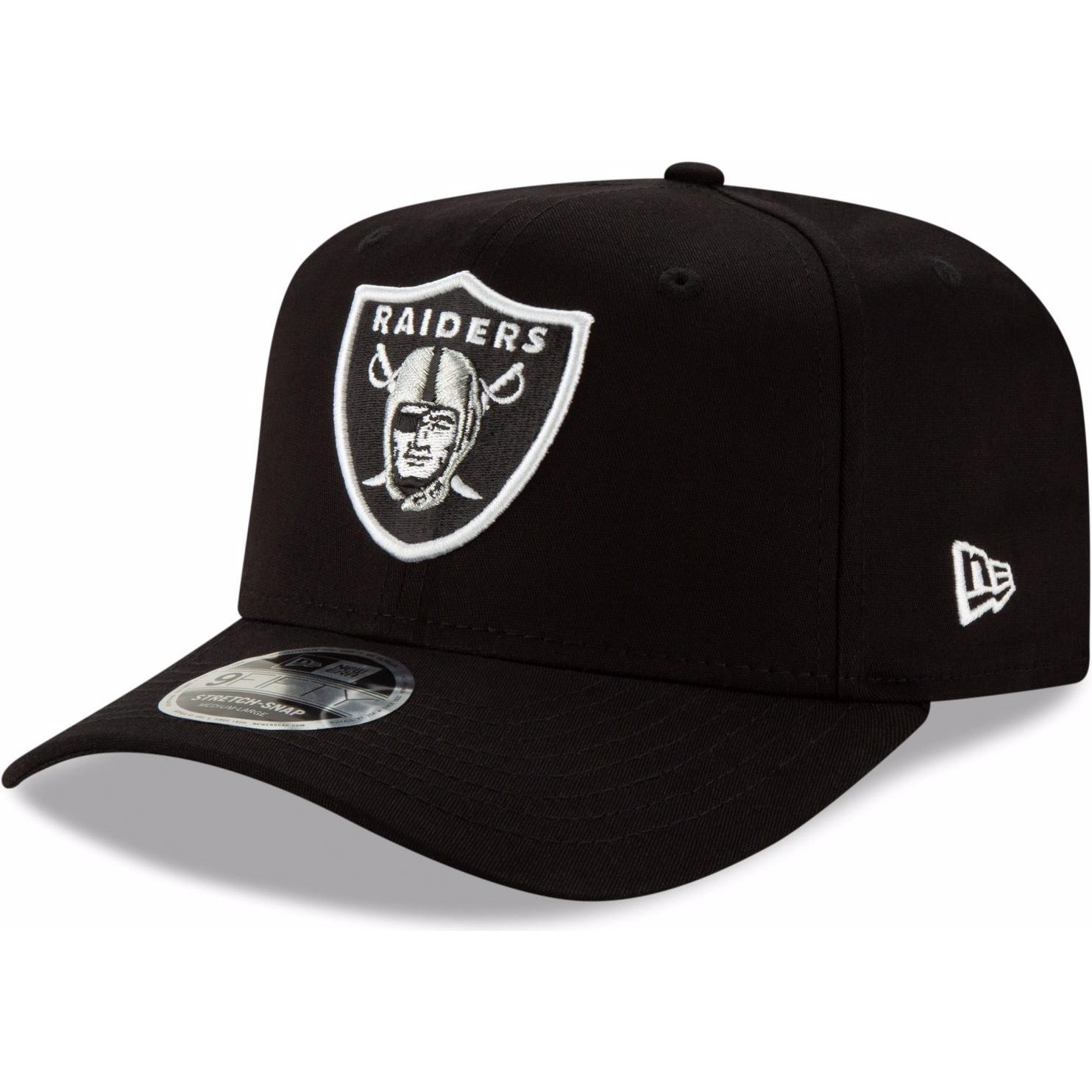 New Era, Herren, Cap, 9Fifty Stretch Oakland Raiders, Schwarz, (M)