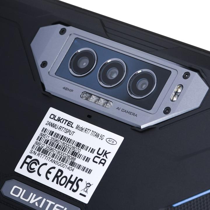 Productafbeelding Oukitel RT7 Titanium -tabletti, 256/12 Gt, sininen (5G, 10.10", 256 GB, Blauw)