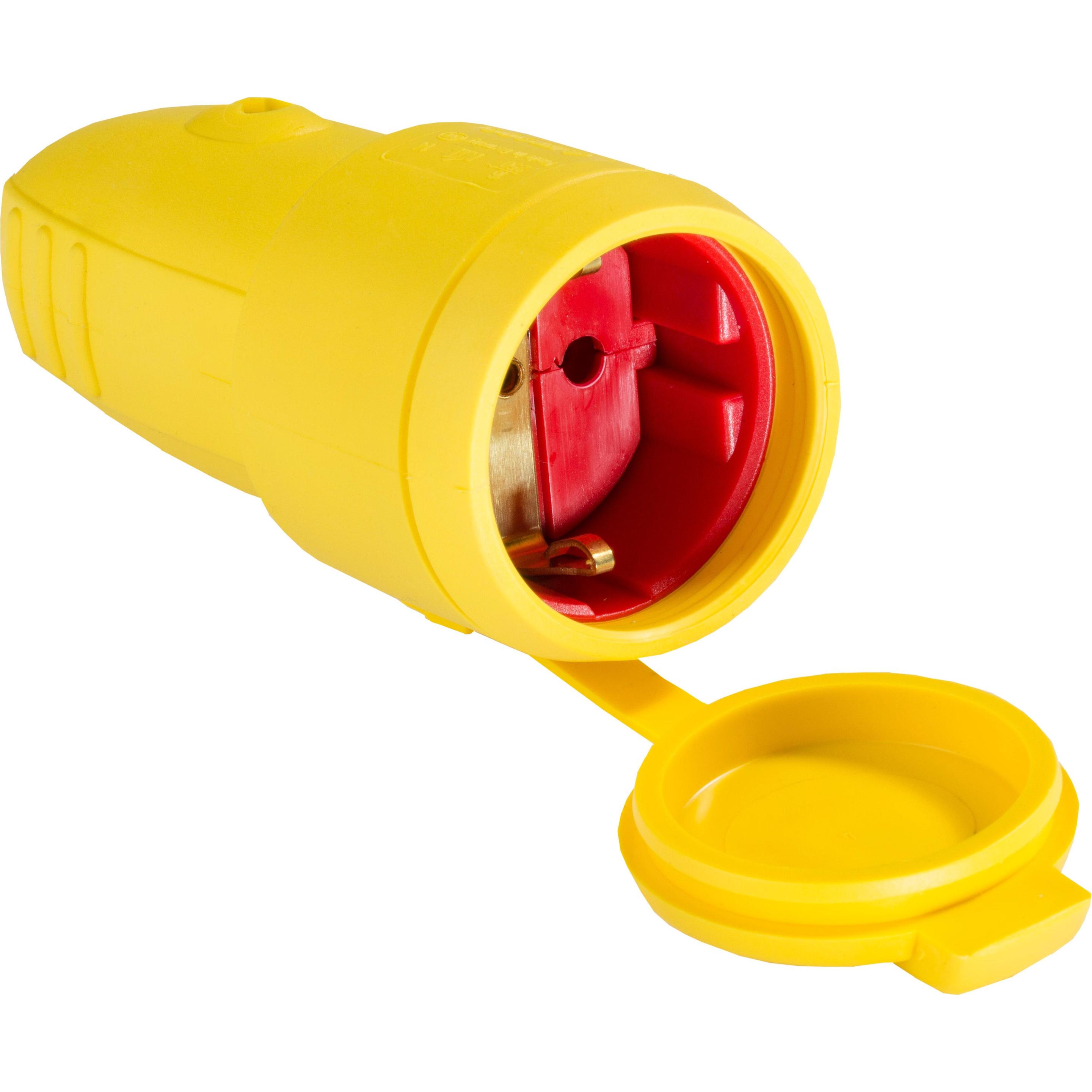 As - Schwabe, Netzstecker + Netzkupplung, Gummikupplung