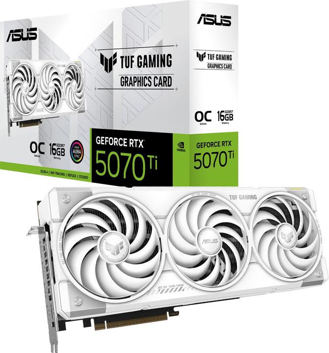 ASUS TUF Gaming GeForce RTX 5070 Ti OC White (16 GB)