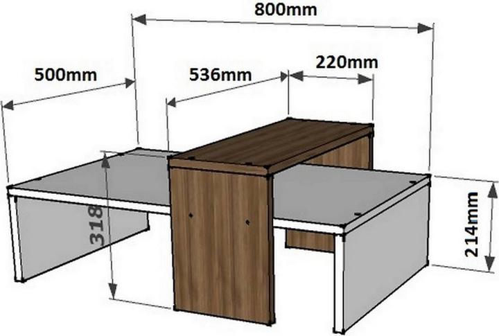 Image du produit Hanah Home Clementine (80 x 50 x 31.80 cm)