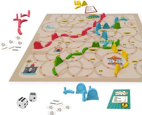 Actual product image Jumbo Speedwagon, d/f/i from 8 years, 2-4 players, exciting roller coaster game (German)