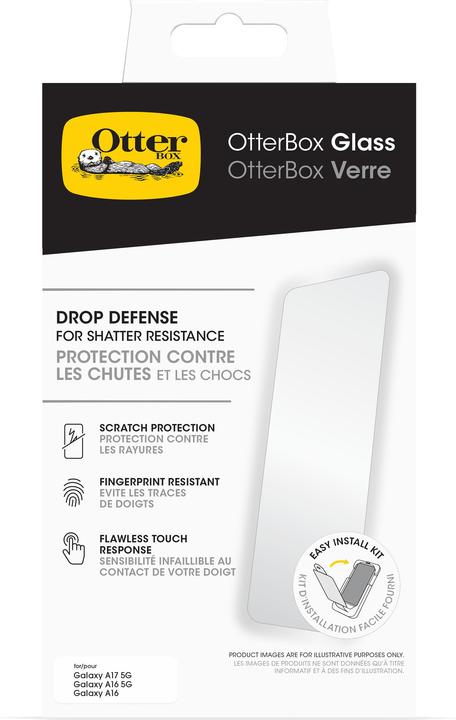Productafbeelding OtterBox Screen Protector Glass (1 Stuk, Samsung Galaxy A16 5G, Samsung Galaxy A16)
