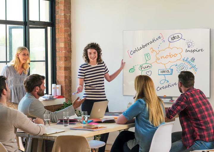 Actual product image Nobo CLASSIC - Whiteboard enamel (120 x 90 cm)