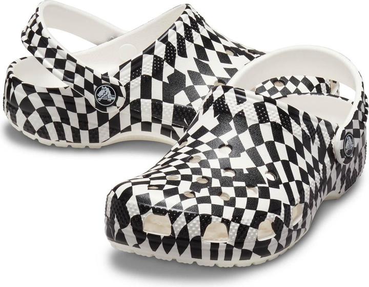 Actual product image Crocs K's Classic WarpedChecker Clog (32)
