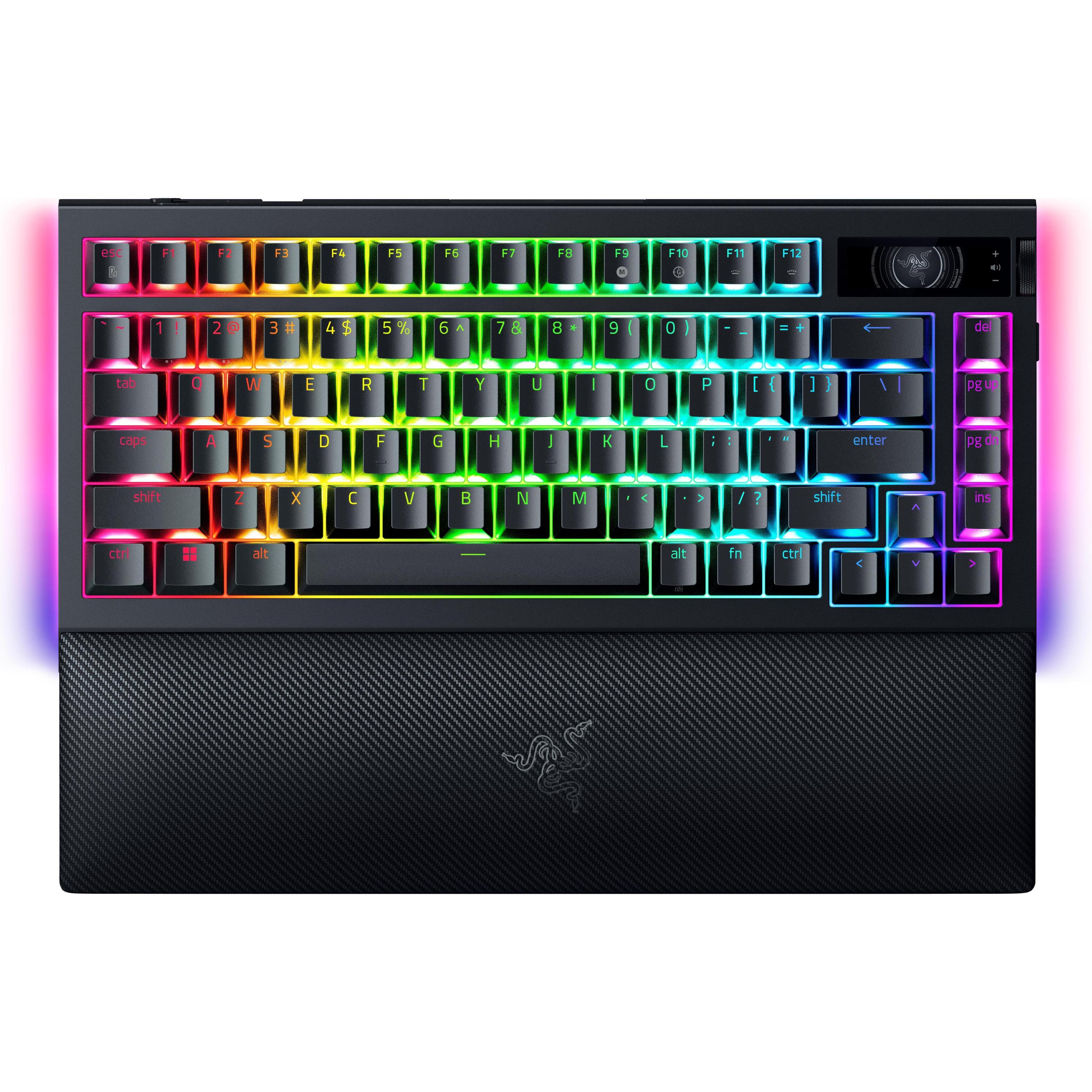 Razer BlackWidow V4 Pro (US, Kabelgebunden, Kabellos), Tastatur, Schwarz