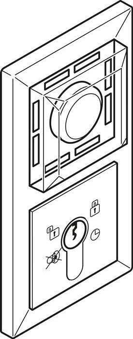 Produktbild Assa Abloy FluchttürTerminal UP 1384-11o.Anz.Offline Jung AS500 Alpinweiss