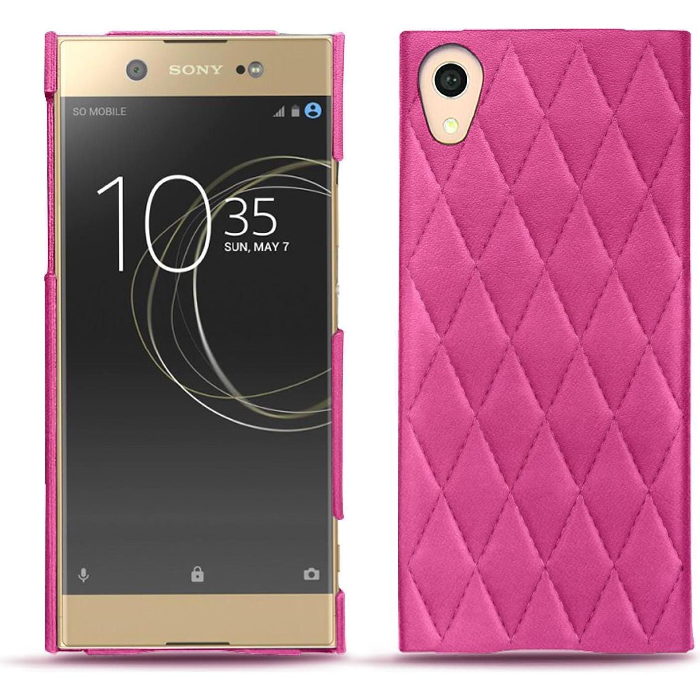 Noreve Lederschutzhülle (Sony Xperia XA1 Ultra), Smartphone Hülle, Rosa